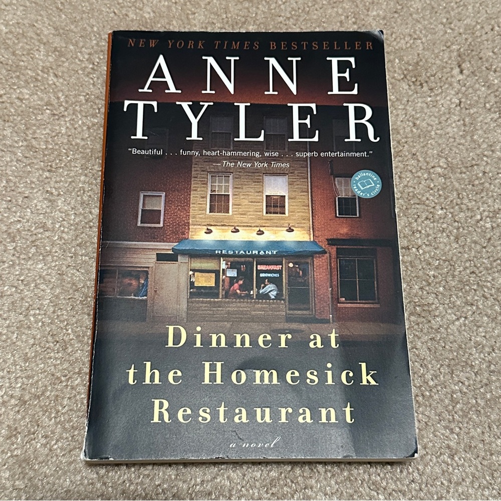3/$15 - Dinner at the Homesick Restaurant, by Anne Tyler